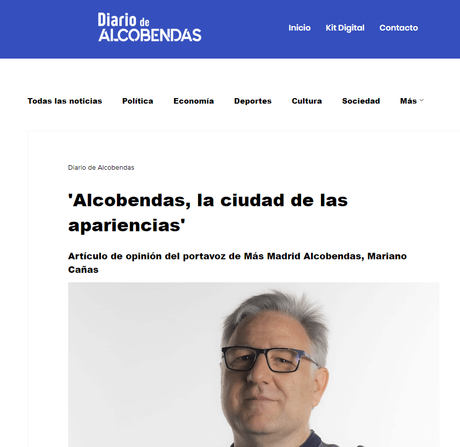 ‘Alcobendas, la ciudad de las apariencias’
