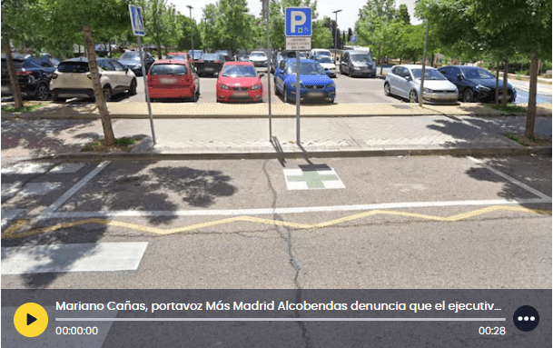 Más Madrid Alcobendas acusa al gobierno de robarle la propuesta de aparcamiento especial para&nbsp;farmacias